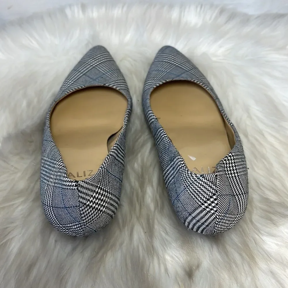 Naturalized Gia Classic‎ Plaid Kitten Heels Sz 7